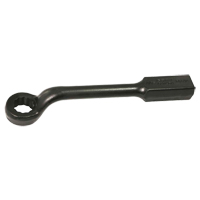Gray Tools 66834 Striking Face Box Wrench, 12 Point, 1-1/16", 45° Offset, Black Oxide Finish