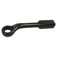 Gray Tools 66848 Striking Face Box Wrench, 12 Point, 1-1/2", 45° Offset, Black Oxide Finish