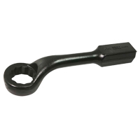 Gray Tools 66870 Striking Face Box Wrench, 12 Point, 2-3/16", 45° Offset, Black Oxide Finish