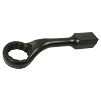Gray Tools 66980 Striking Face Box Wrench, 12 Point, 80 mm, 45° Offset, Black Oxide Finish