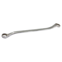 Gray Tools MB2022 Box End Wrench, 12 Point, 20 mm x 22 mm, 15° Offset, Chrome Finish
