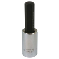 Gray Tools MDW14L Bit Socket, Hex, 14 mm x 94 mm L, 1/2" Square Drive Drive