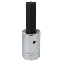 Gray Tools MDW17L Bit Socket, Hex, 17 mm x 101 mm L, 1/2" Square Drive Drive