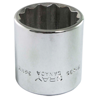 Gray Tools M1217 Douille, 17 mm, Prise 1/2", 12 pans