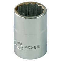 Gray Tools M3424 Douille, 24 mm, Prise 3/4", 12 pans