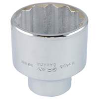Gray Tools M3455 Douille, 55 mm, Prise 3/4", 12 pans