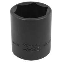 Gray Tools MP32H Socket, Impact, 32 mm, 1/2" Drive, 6 Points