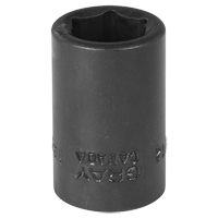Gray Tools MTP12 Socket, Impact, 12 mm, 3/8" Drive, 6 Points