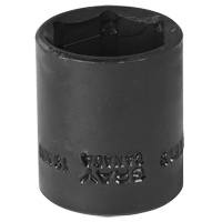 Gray Tools MTP19 Socket, Impact, 19 mm, 3/8" Drive, 6 Points