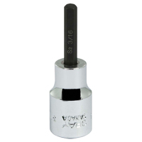Gray Tools TW6 Bit Socket, 3/16" x 7/10" L, 3/8" Drive