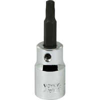 Gray Tools T627 Bit Socket, Torx&reg;, T27 x 2-1/8" L, 3/8" Drive