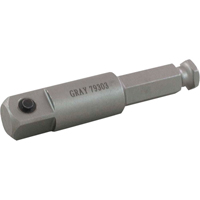 Gray Tools 79300 Male Hex Extension, 1/2" Drive, 2-1/5" L