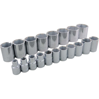Gray Tools 35020 Jeu de douilles, 19 Mcx, Prise de 1/2"