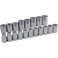 Gray Tools 39019 Socket Set, 19 Pcs, 1/2" Drive Size