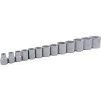 Gray Tools 25113 Socket Set, 13 Pcs, 3/8" Drive Size
