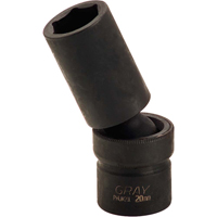 Gray Tools PHUM10L Douille cardan, 10 mm, Prise 1/2", 6 pans