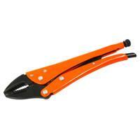 Grip-On 121-12 Locking Pliers, 12" Length, Curved Jaw