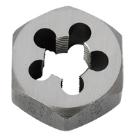 Union Butterfield 8789437 &eacute;crou &agrave; refileter hexagonale, dia. 1"/1-1/16", Filet de 3/8"-18, Acier au carbone/Acier au chrome
