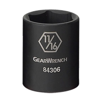 Gearwrench 84307N Douille, Chocs, 3/4", Prise 3/8", 6 pans