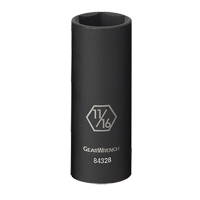 Gearwrench 84430N Douille, Chocs, 15/16", Prise 3/8", 6 pans, Profond