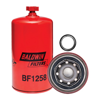 Baldwin Filters BF1258 BF1258 Filtre &agrave; carburant s&eacute;parateur d'eau avec drain &agrave; visser