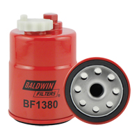 Baldwin Filters BF1380 BF1380 Filtre &agrave; carburant s&eacute;parateur d'eau avec drain &agrave; visser