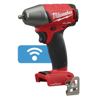 Milwaukee 2758-20 M18 Fuel with One-Key Compact Impact Wrench with Friction Ring (Tool Only), 18 V, 3/8" Socket