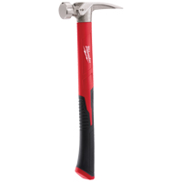 Milwaukee 48-22-9316 Smooth Face Hammer, 19 oz., Fibreglass Handle, 15-1/4" L