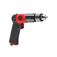 Chicago Pneumatic 8941097900 Pneumatic Pistol Drill CP9790C, 6.9 CFM, 1/4" NPT, 98.5 dBA, 3/8" Chuck, Keyed