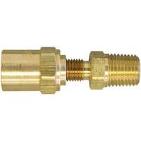 Topring 41.812 1/4" NPT Reusable Hose Fitting, 5/8" Dia., Brass