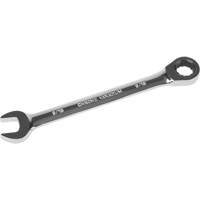 Aurora Tools UAD657 SAE Ratcheting Combination Wrench, 12 Point, 9/16", Chrome Finish