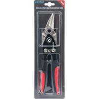 Outils Aurora UAE006 Cisailles &agrave; pivots multiples, Longueur de coupe de 1-3/8", Coupe Gauche