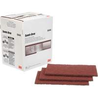 3M SB16553 Scotch-Brite Extra-Duty Hand Pad, Aluminum Oxide, 9" x 6", Fine Grit