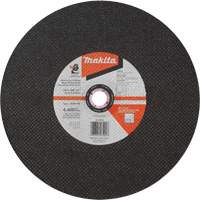 Makita B-64705-5 Meule &agrave; tronçonner abrasive, 14" x 3/32", Arbre de 1", Type 1, Oxyde d'aluminium, 4400 Tr/min