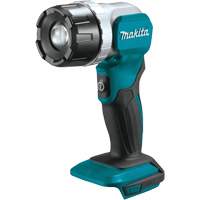 Makita DML808 LXT&reg; Adjustable Beam Flashlight, LED, 190 Lumens, 23 Hrs. Run Time, Rechargeable Battery, Aluminum