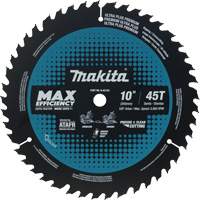 Makita B-62103 Lame de scie &agrave; onglets, 10", 45 dents, Pour Bois