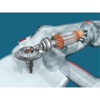 Bosch 1994-6 High Performance Large Angle Grinder, 9", 120 V, 15 A, 6500 RPM