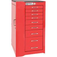 Gray Tools 93418 Armoire compl&eacute;mentaire gauche de s&eacute;rie Pro+, 8 tiroirs, 19" la x 19" p x 36-1/2" h, Rouge