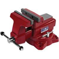 Utility HD Bench Vise, 6-1/2" Jaw Width, 4-1/4" Throat Depth  UAF509 | TENAQUIP