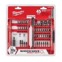 Milwaukee 48-32-4023 Jeu d'embouts pour cl&eacute; &agrave; chocs Shockwave