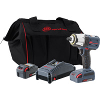 Ingersoll Rand W5133-K22 Ensemble de cl&eacute;s &agrave; chocs compactes sans fil IQv20, 20 V, Mandrin 3/8"