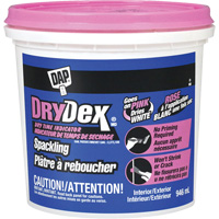 DAP 71164 Pl&acirc;tre &agrave; reboucher DryDex, 946 ml, Contenant en plastique