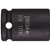 Vega 10581 Douille, Chocs, 5/8", Prise 1/4", 6 pans