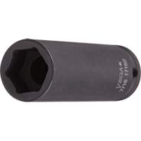 Vega 10122 Socket, Impact, 1/2", 1/4" Drive, 6 Points