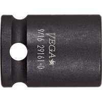 Vega 29161-D Douille, Chocs, 9/16", Prise 3/8", 12 pans