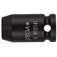 Vega MS11201 Douille magn&eacute;tique, Chocs, 12 mm, Prise 1/4", 6 pans
