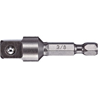 Vega 150ADB38 Adaptateur et rallonge, 1/4" Prise, Dimension m&acirc;le 3/8", Sph&eacute;rique, 2" lo