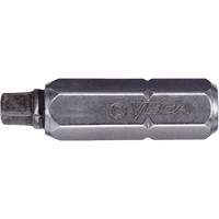 Vega 125R0C Embout deux-pi&egrave;ces pour la construction, Carr&eacute;e, #0, Prise 1/4"
