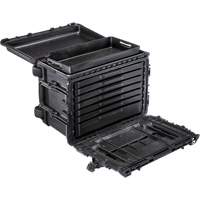 Pelican 0450SD4 Gen 2 Mobile Tool Chest, 24" W, 6 Drawers, Black