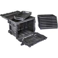 Pelican 0450SD4 Gen 2 Mobile Tool Chest, 24" W, 6 Drawers, Black